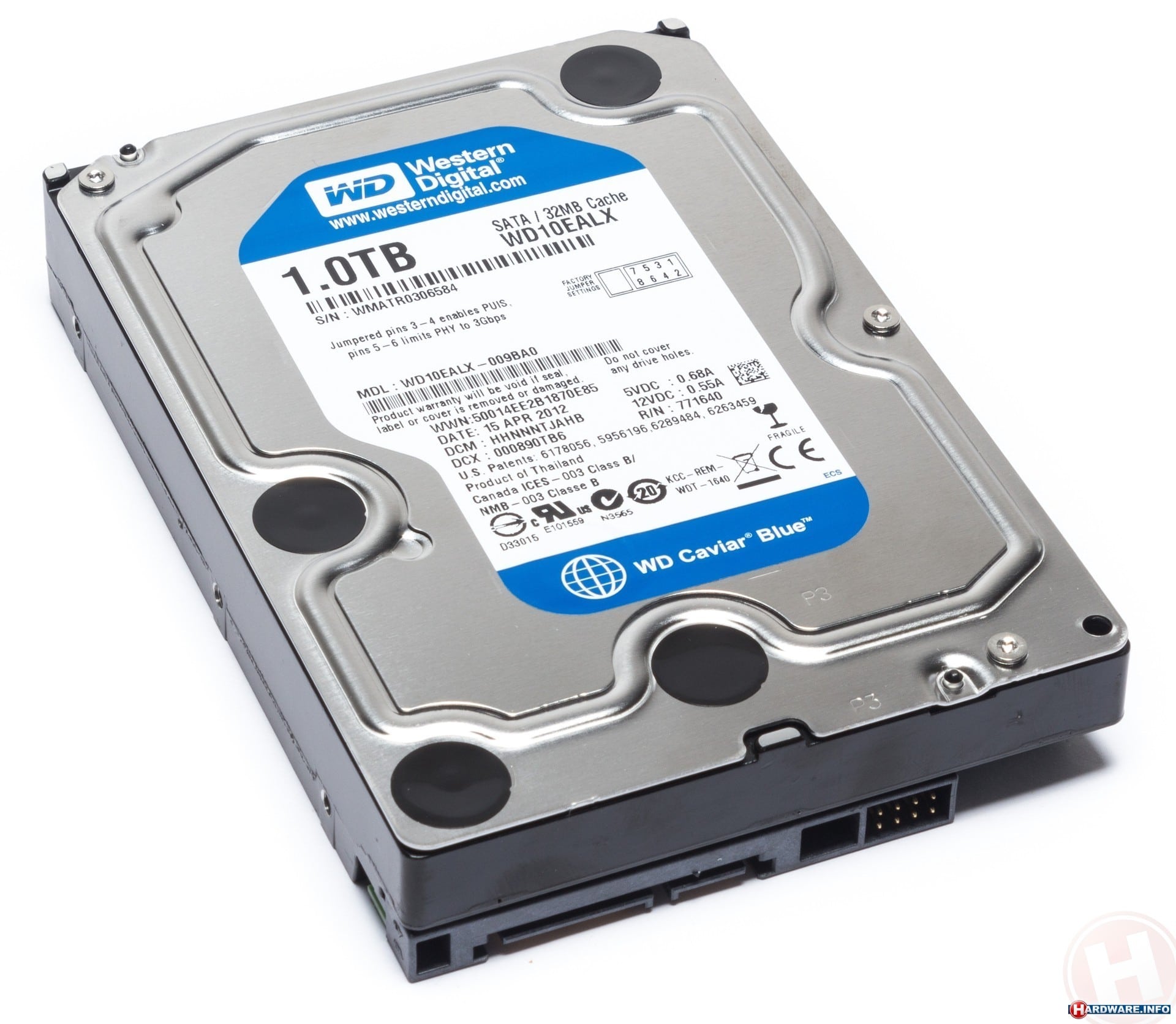HDD 1TB Western Sata3 Blue Canh Toan An Giang 530889