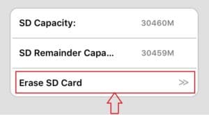 Hướng dẫn ghi hình và xem lại video từ thẻ nhớ - Erase SD Card