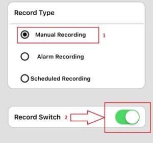 Hướng dẫn ghi hình và xem lại video từ thẻ nhớ - Record Switch