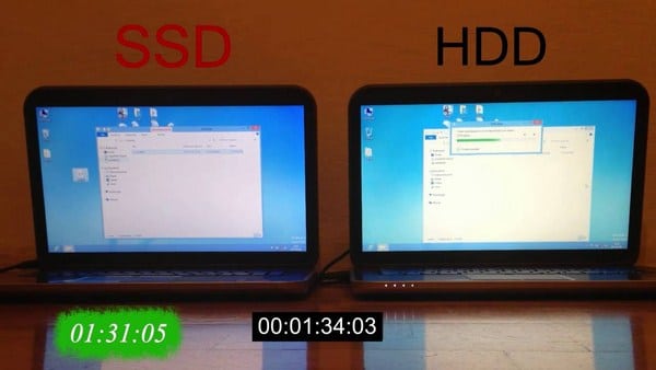 ổ cứng HDD và SSD